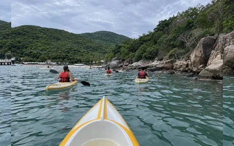 汉哲岛海湾海上皮划艇（珍珠岛）